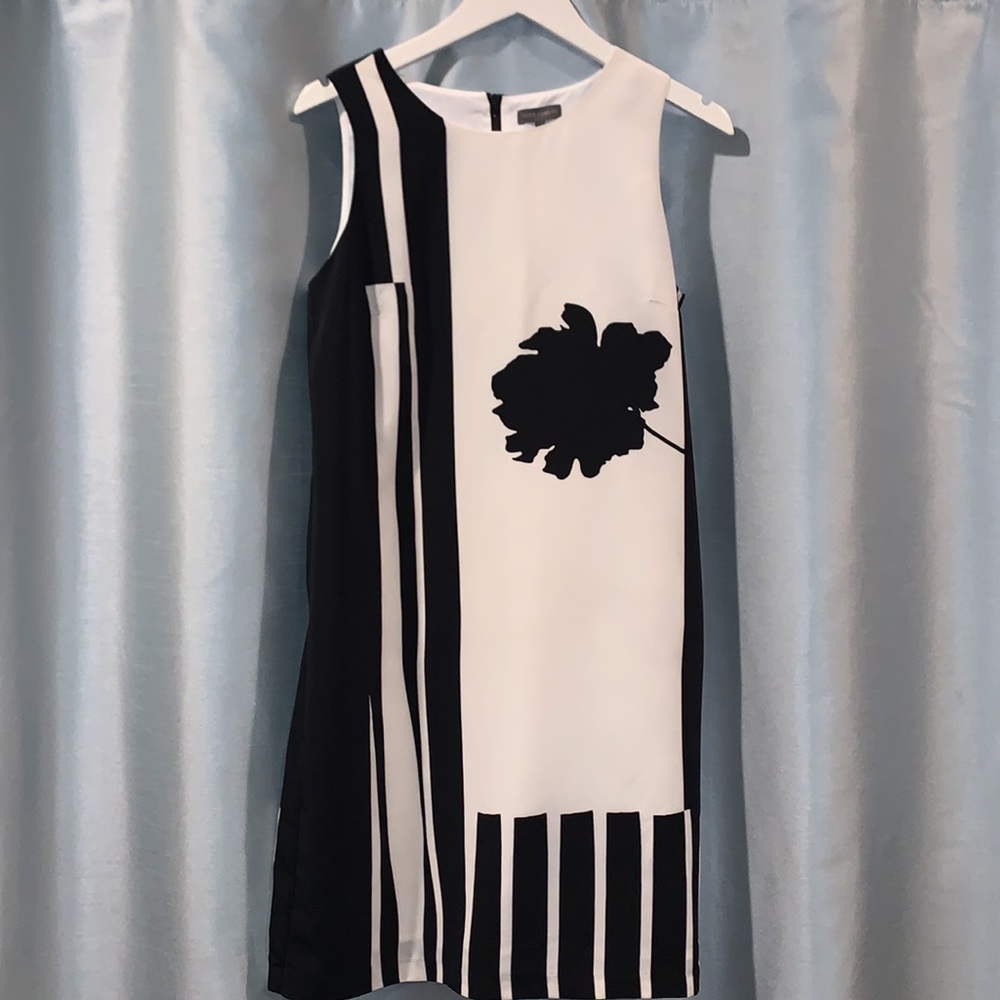 Vince Camuto Black and White Dress